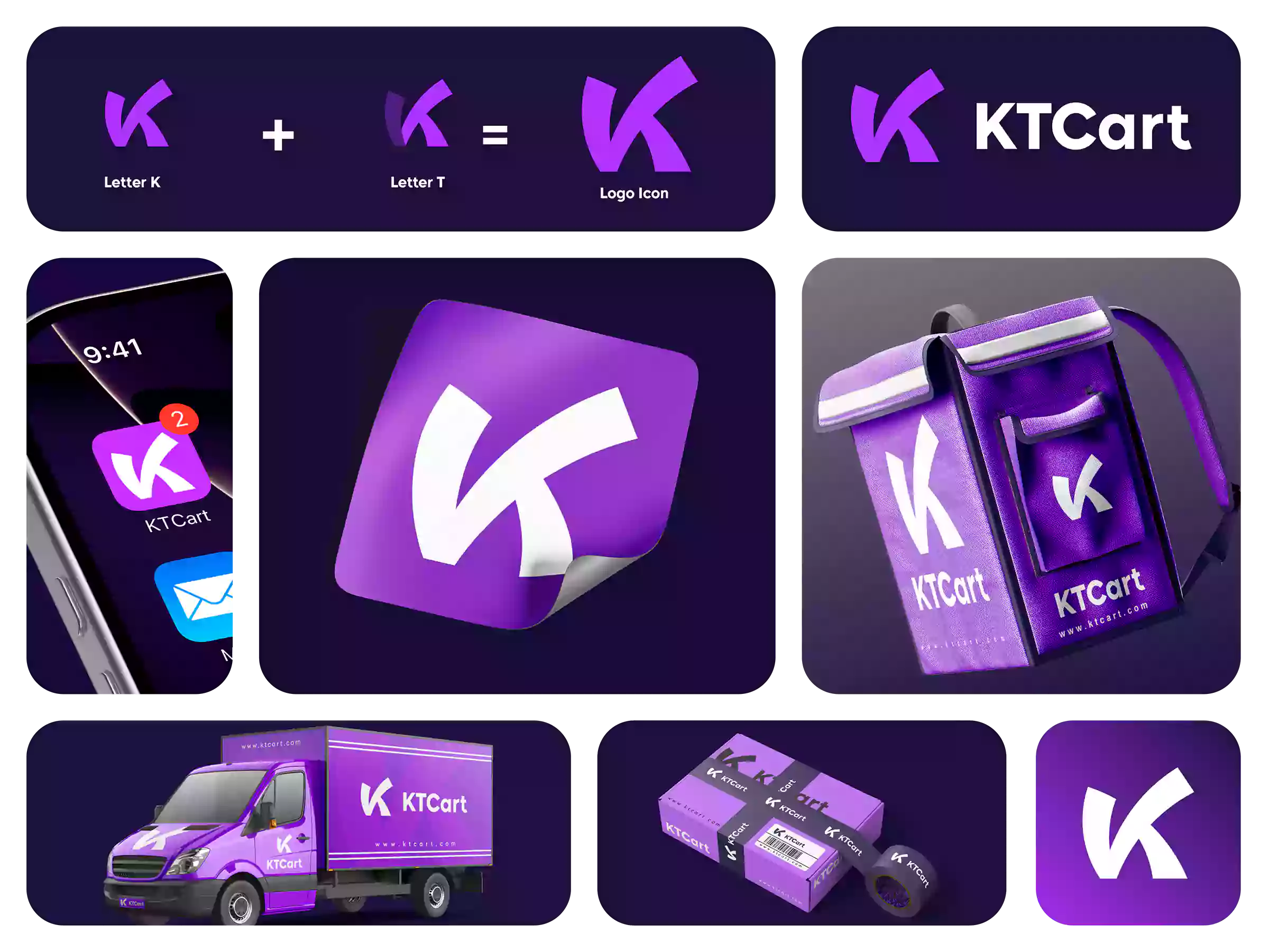 KTCart E-Commerce Logo Design