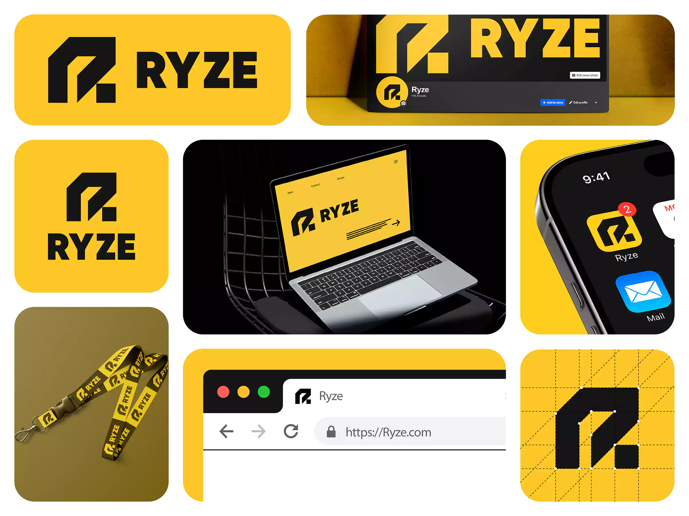 Ryze SaaS Product Logo Design