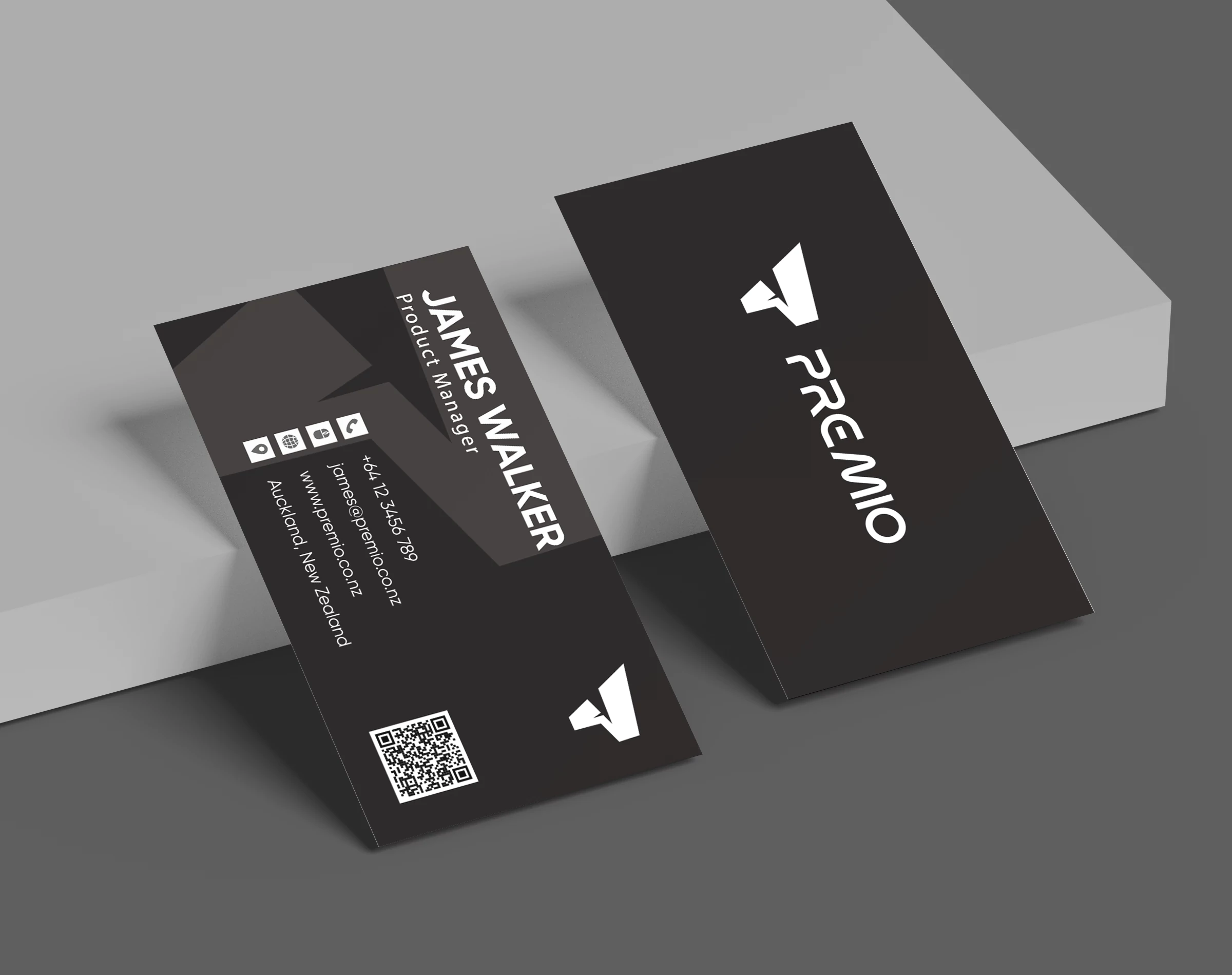 Business Card Design for Premio Brand
