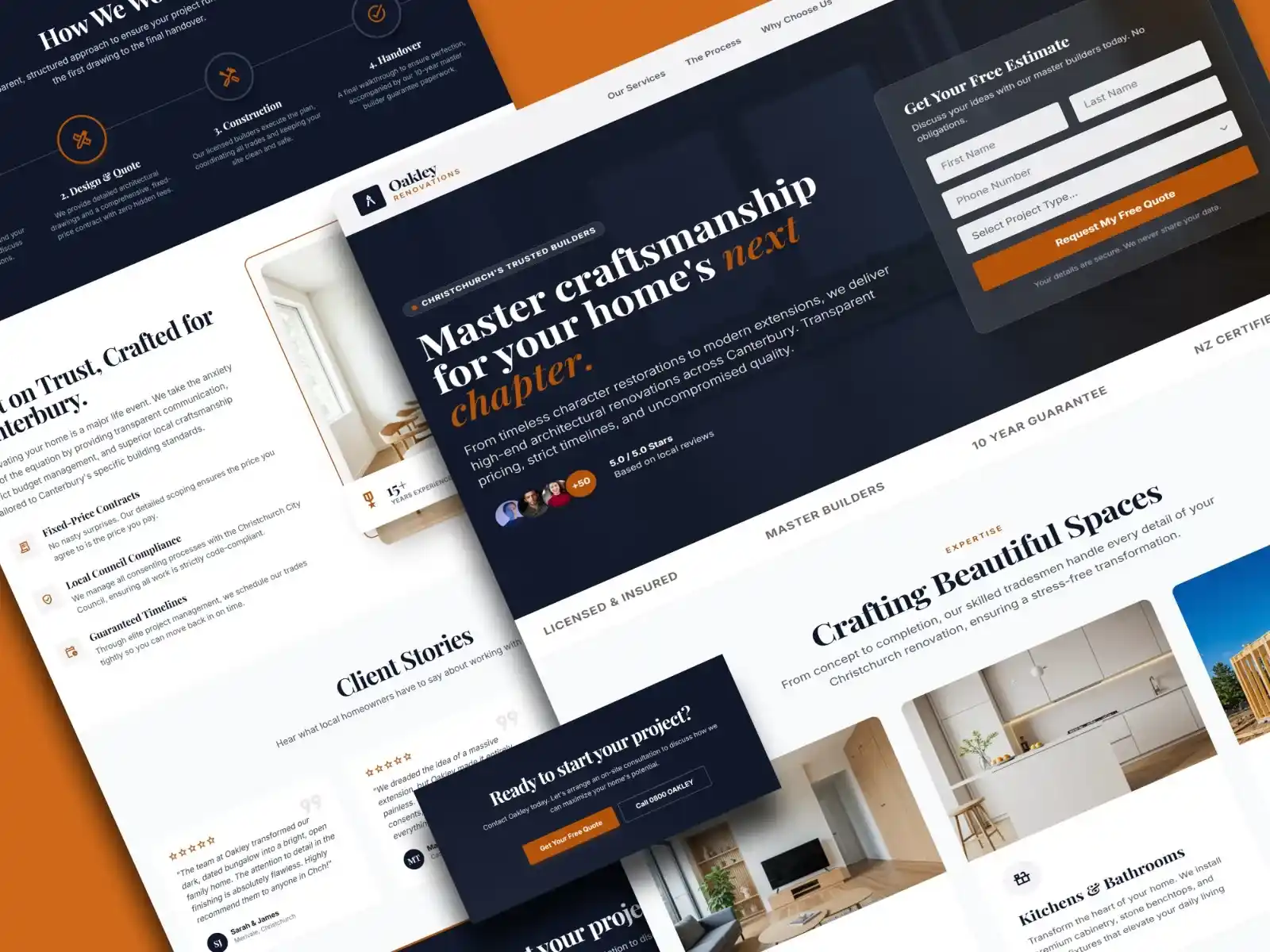 Website Design for New Zealand Home Renovation Company